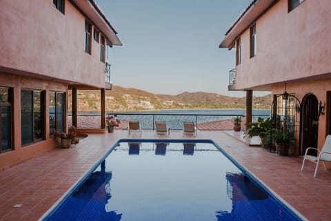 View from the swimming pool