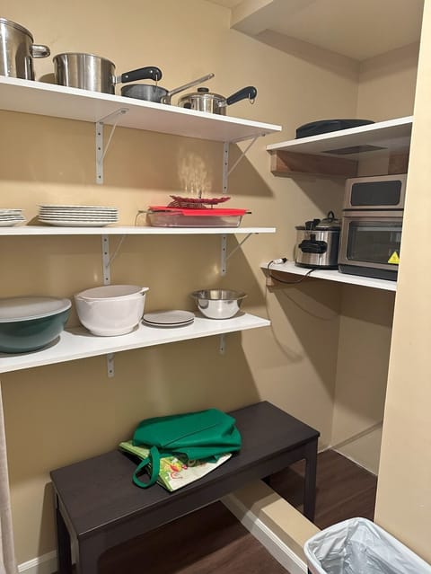 Kitchen Pantry & Additional Seating for Dining Area