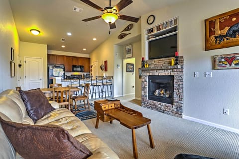 Granby Vacation Rental | 2BR | 2BA | 949 Sq Ft | Stairs Required