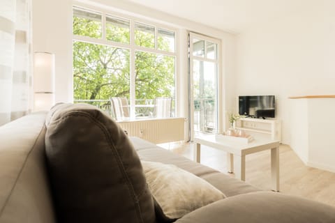 Living room with flat screen TV