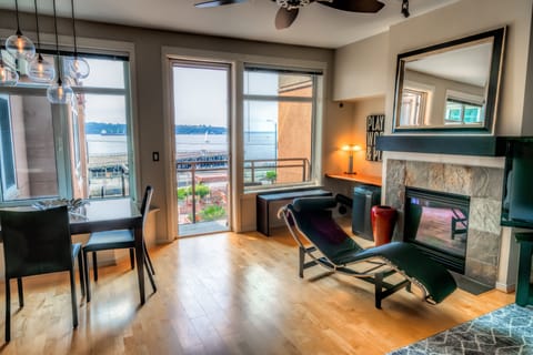 Large open floor plan with a view from all living space. 