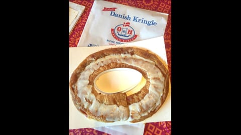 Have a complimentary Kringle from the legendary O&H Danish bakery!