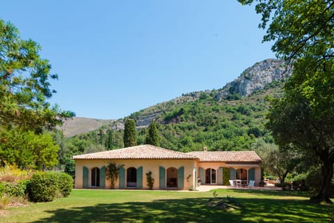View of the house from the East.