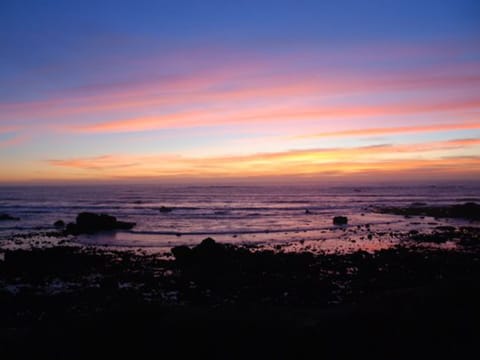 Sunset from the deck.