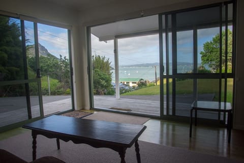 Sea view from in bach.