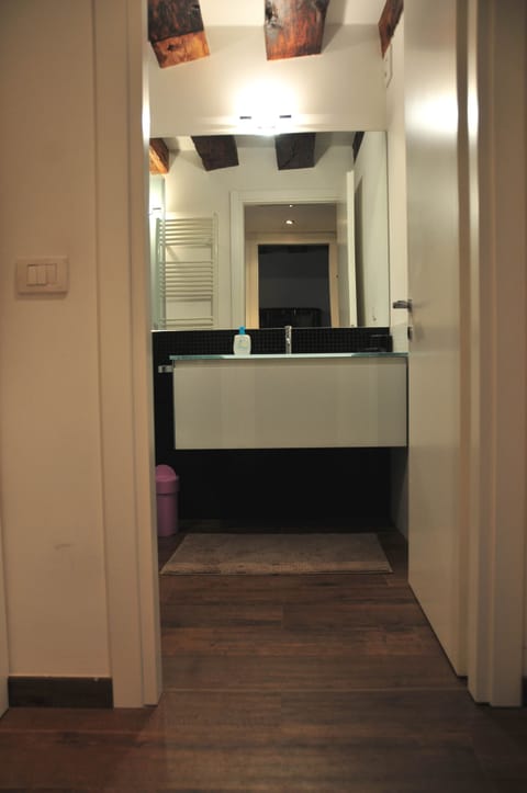 Entrance in the bathroom