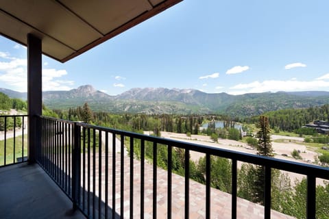 Deck off the Main Living Space with amazing views and dining table