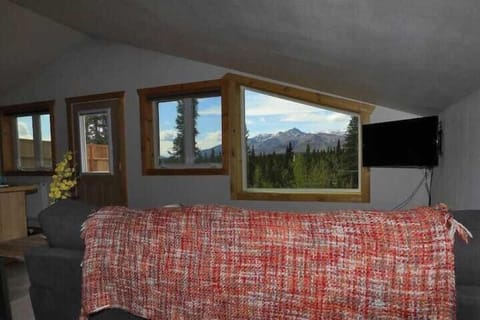 (5) mountain views from large windows and comfortable living space