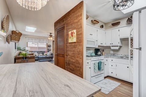 View from the table in the kitchen