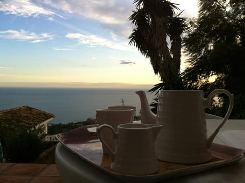 Afternoon tea on the patio