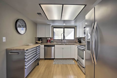 Channel your inner Iron Chef in the fully equipped kitchen.