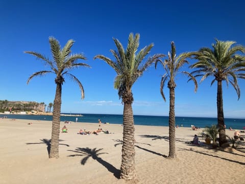 Beach nearby, beach towels