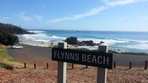 Beach nearby, sun loungers