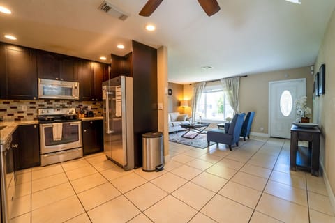 Living Space and Kitchen