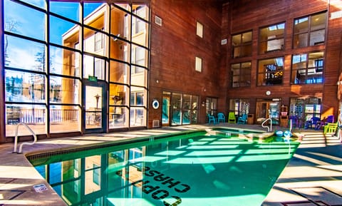 Indoor pool, a heated pool