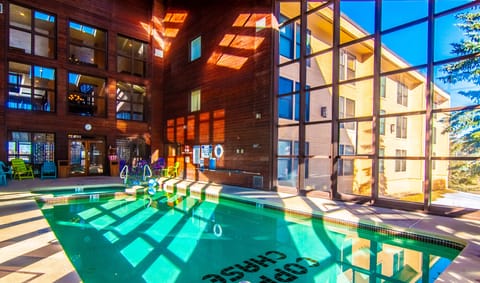 Indoor pool, a heated pool