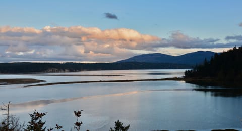 Sequim Bay with the Lagoon in the foreground