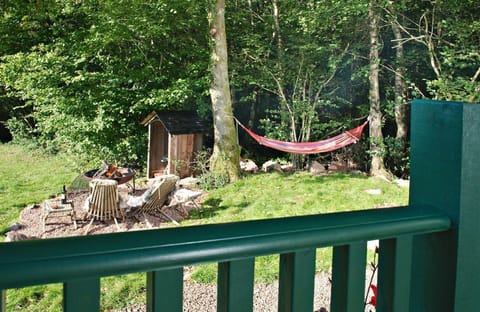 Anne's Hut is set in a green and totally secluded meadow and on the edge of a natural wood