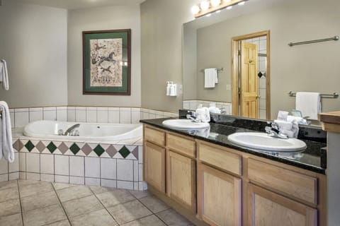 Master Bath with Jetted tub and double sinks