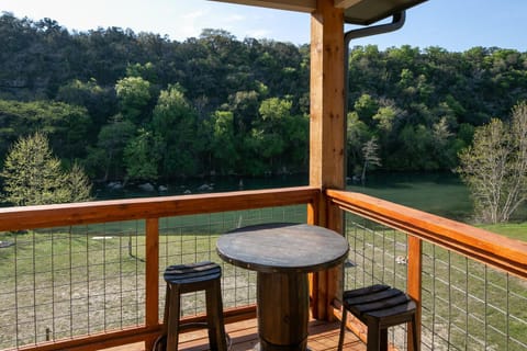 2nd story deck at Southern Comfort! Seating for 2