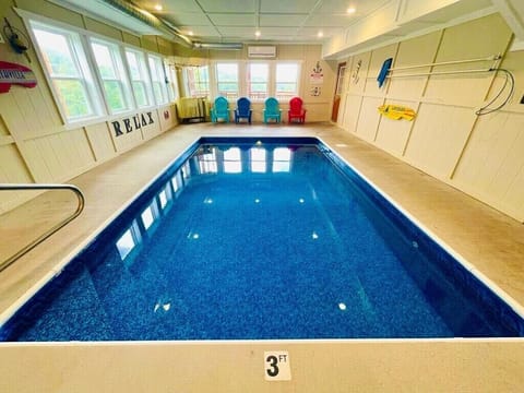 Beautiful and Private Indoor Heated Pool that is not shared by any other cabin!