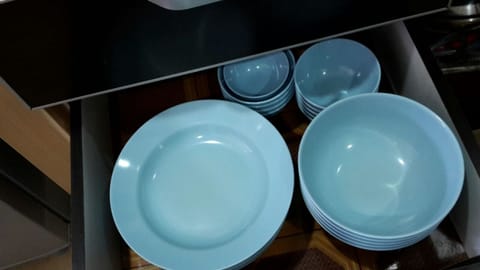 Plates and bowls.