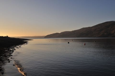 Winter sunset on the Sound of Sleat