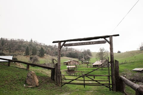The old homestead entrance.
