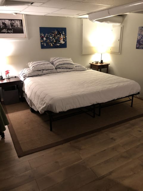 Basement bedroom (king size)