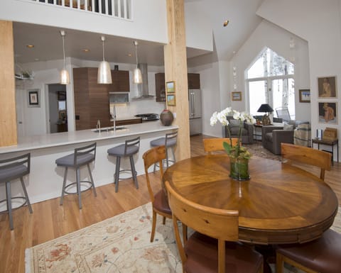 Round table that enlarges to seat 12