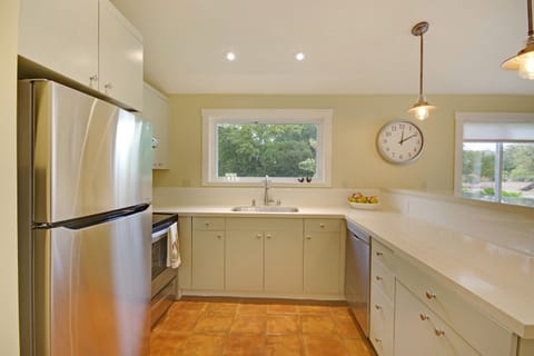 Kitchen Area with new appliances