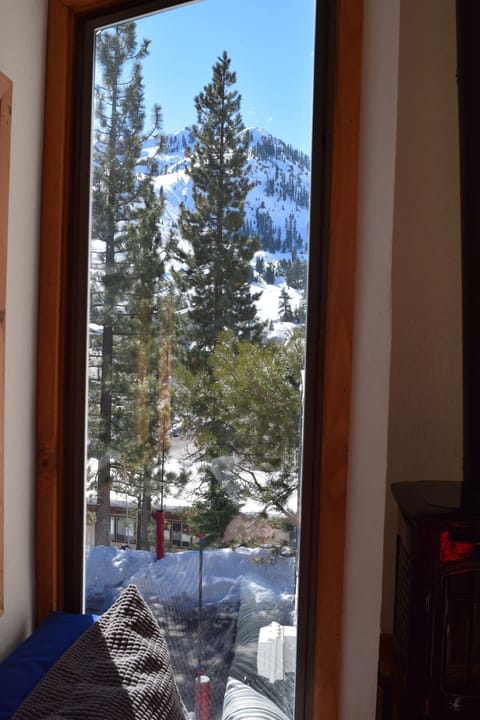 Mountain views from the bedroom