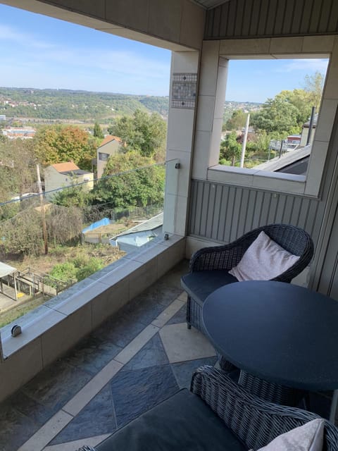 Balcony off of master suite