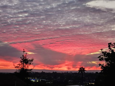 Coastal views from covered veranda. 