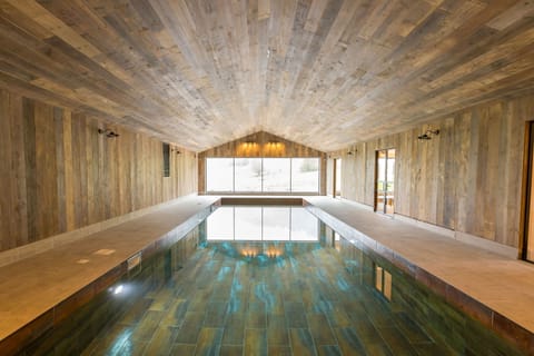 Indoor pool, a heated pool