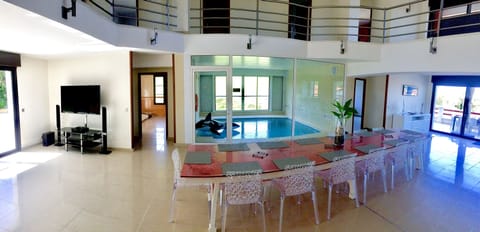 Indoor pool, a heated pool