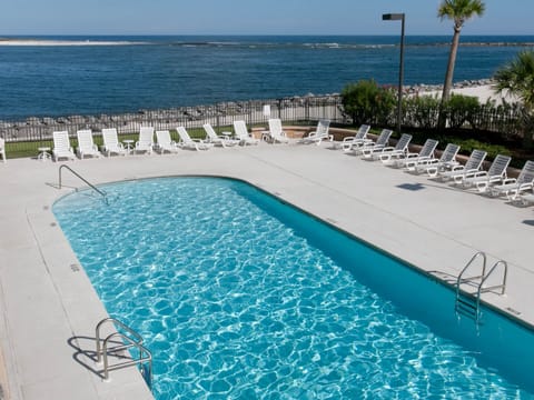 Indoor pool, a heated pool