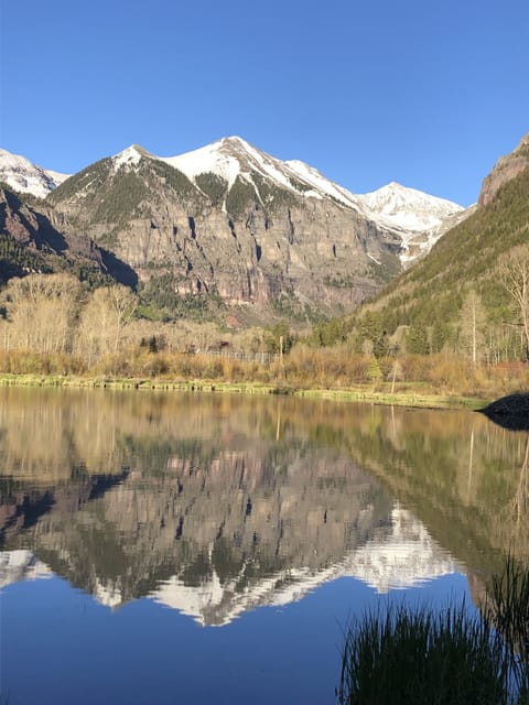 View from .4 miles on river trail across street.
