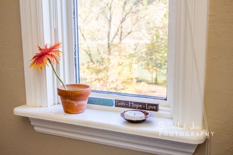 Master Bath's view of the lake.