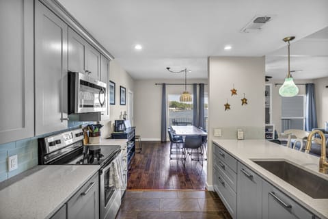 Kitchen and Dining with views