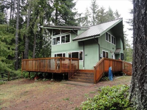 Side View of house and south deck