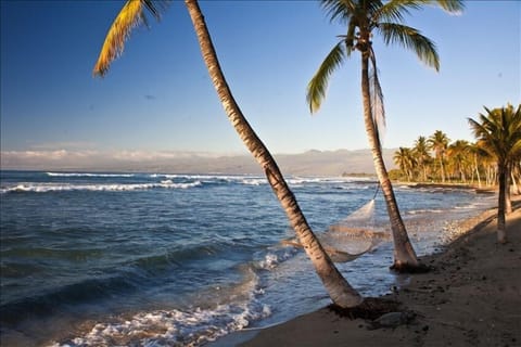 Beach nearby, sun loungers, beach towels