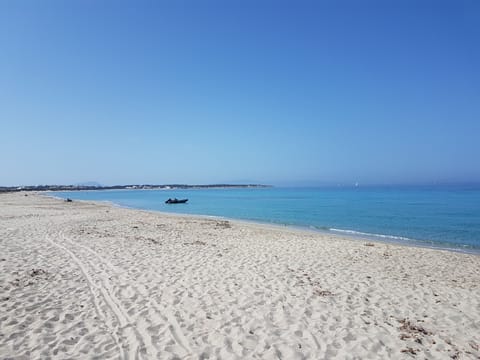 On the beach