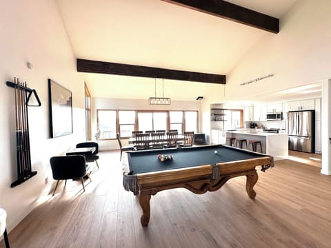 Living Room, Dining Room, Pool Table