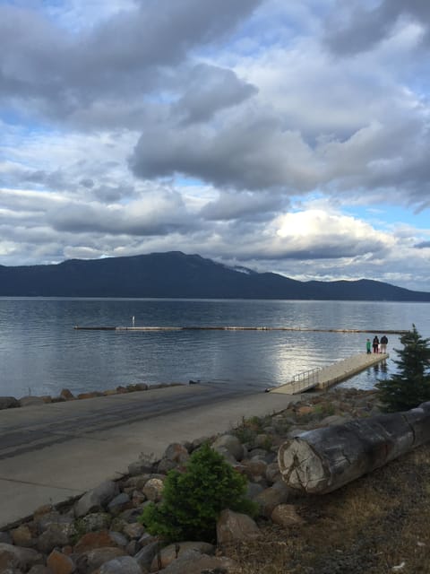 Recent picture of boat ramp at Rec area 1 on Memorial Day 2025.
