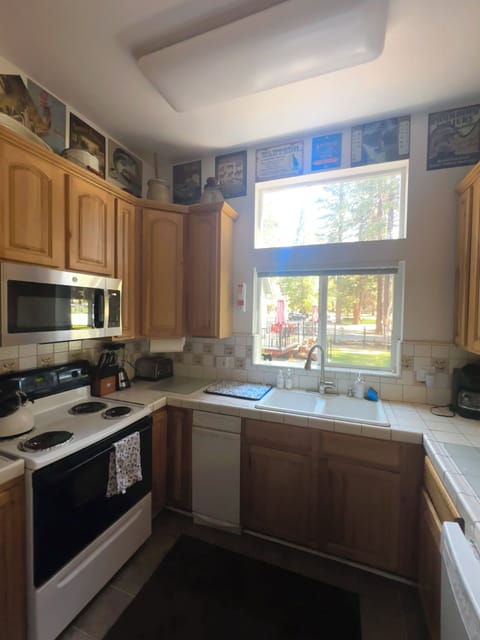 Full Amenity Kitchen, necessities stocked by Host.