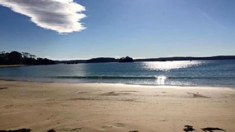 Beach nearby, sun loungers