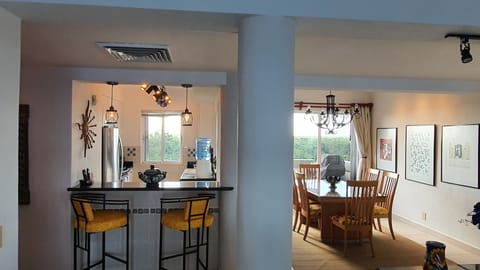 Kitchen and dining rooms