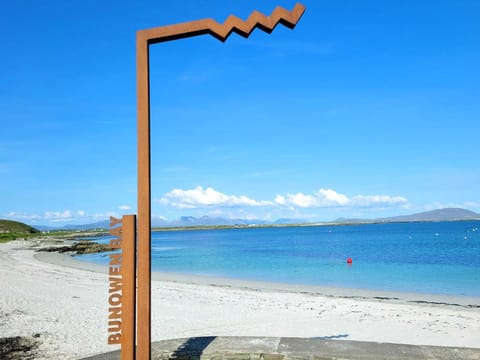 Beach nearby, sun loungers