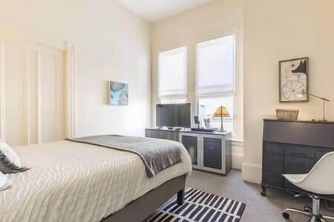 Bedroom with desk